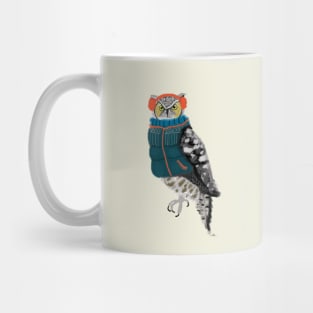 Grumpy Great Horned Owl Mug